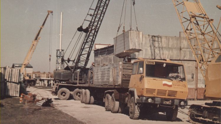 Lata 70-te - TNH na budowie gazociągu w byłym ZSRR 